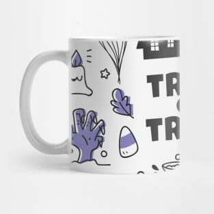 Awesome Halloween Doodle Art Mug